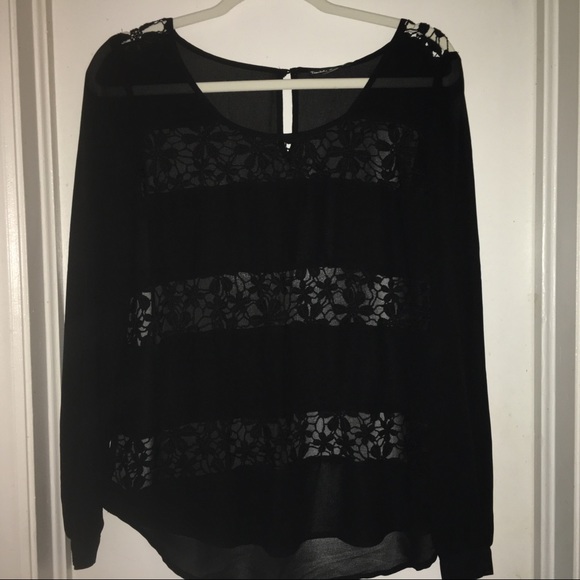 Anthropologie Tops - NEW Double Zero | Anthropolgie Black  Sheer Top